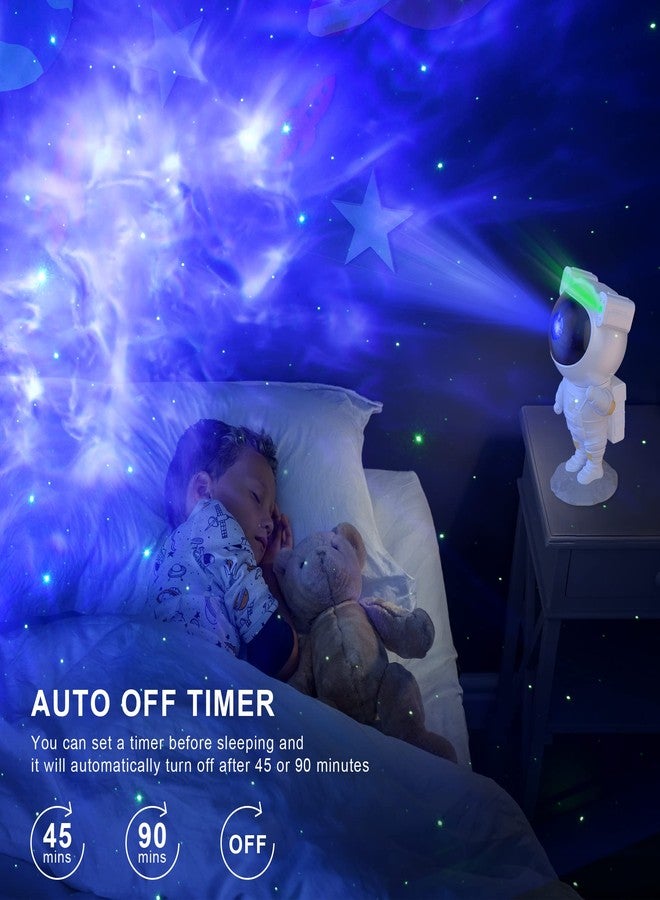 Fussion Star Projector Galaxy Light, Astronaut Light Projector Kids Night Light, Nebula Starry Sky Light Projector with Remote and Timer for Kids Adults Bedroom/Birthday/Party/Decoration - Image 3